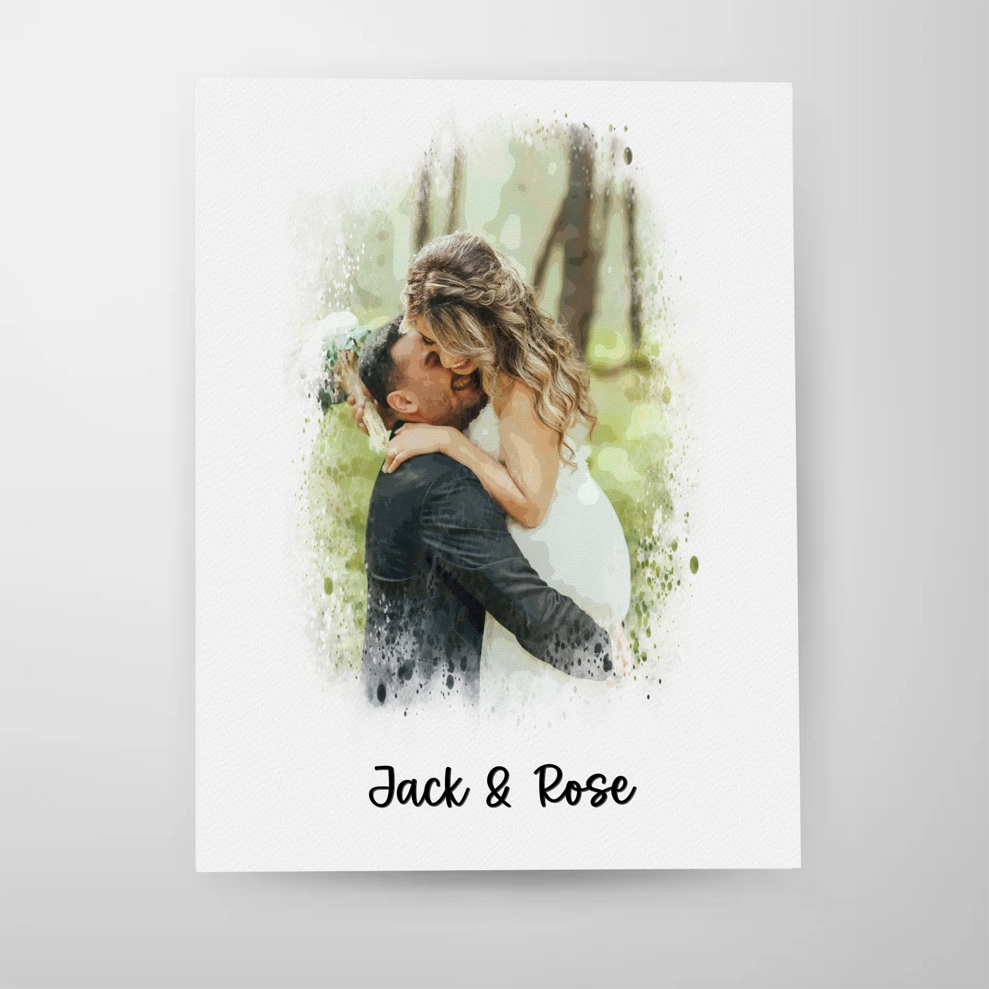 Poster mit Foto und Name personalisiert Wandposter Geschenk