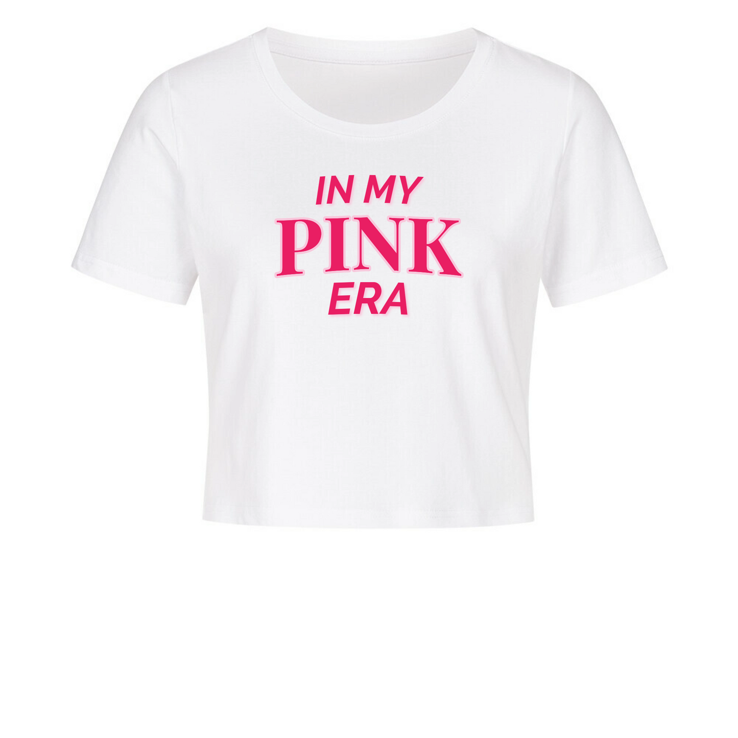 Damen Crop Top In My Era personalisiert Sommer Shirt trendiger Look