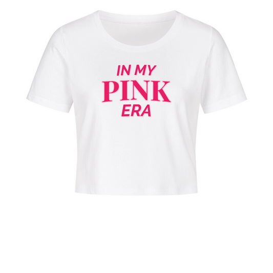 Damen Crop Top In My Era personalisiert Sommer Shirt trendiger Look