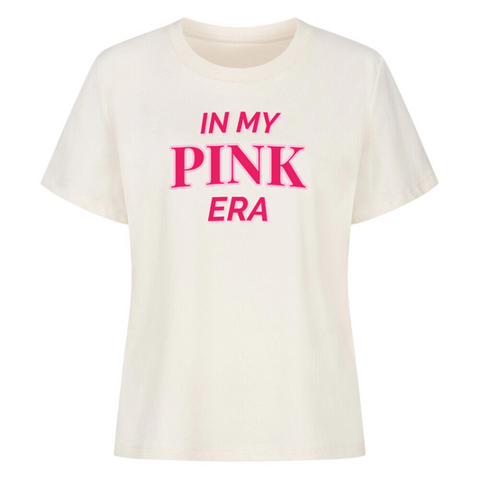 Damen T-Shirt In My Era personalisiert mit individuellem Text Statement Shirt