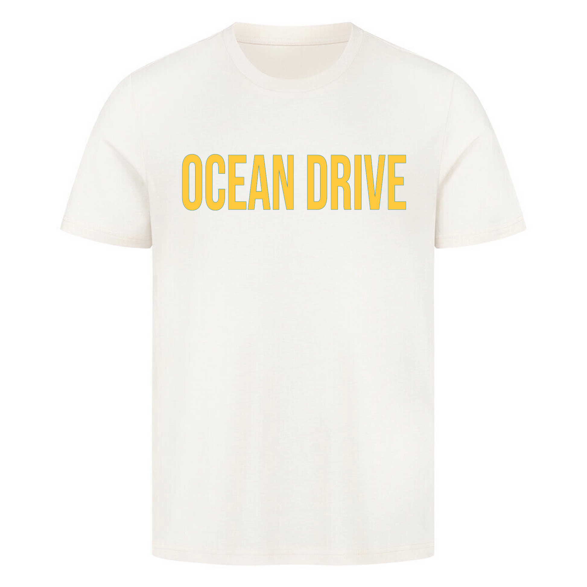 Herren Premium T-Shirt personalisiert mit Wunschtext im mediterranen Vintage Schriftstil