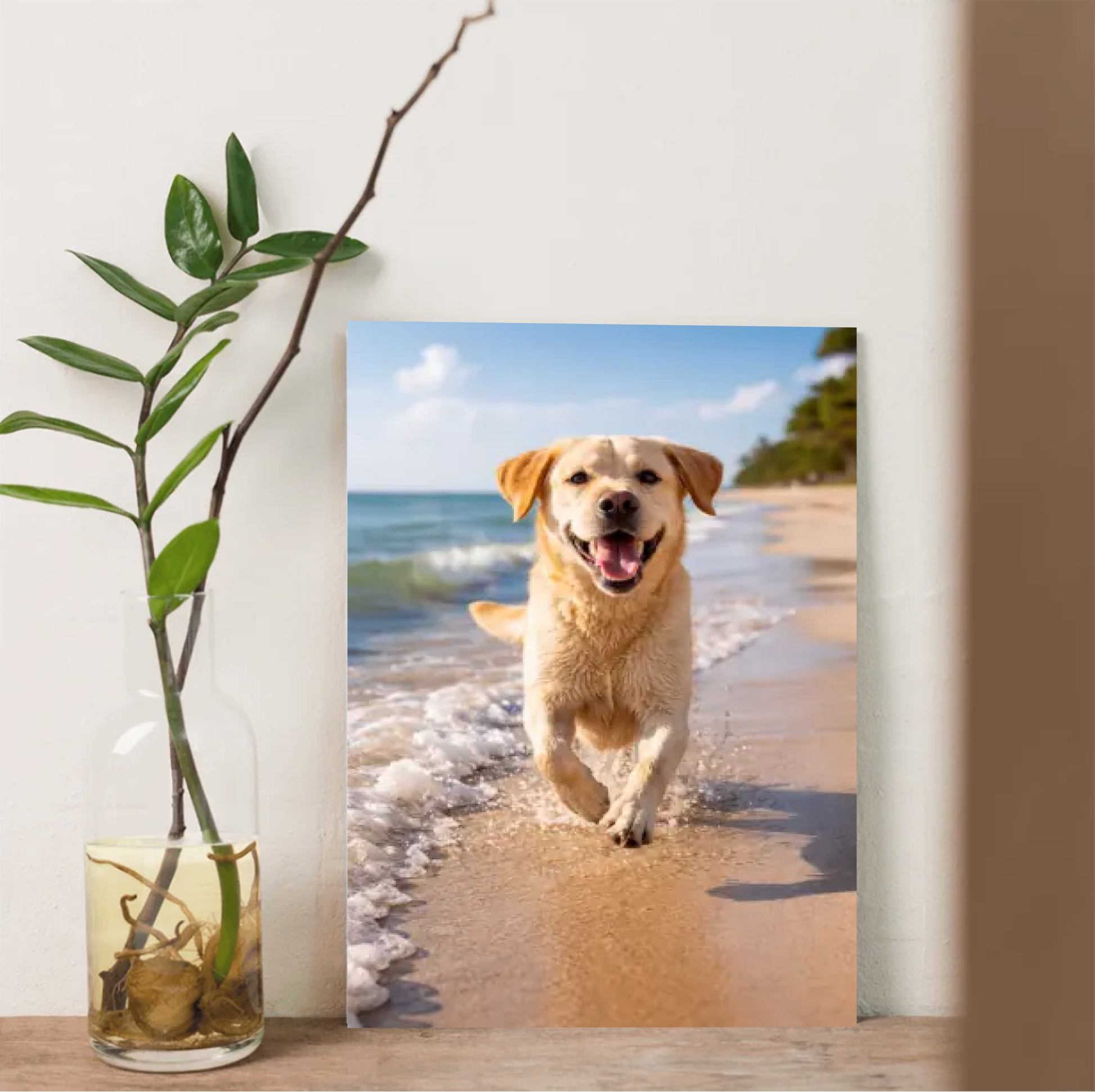 Personalisiertes Leinwandbild mit eigenem Foto als individuelle Wanddekoration